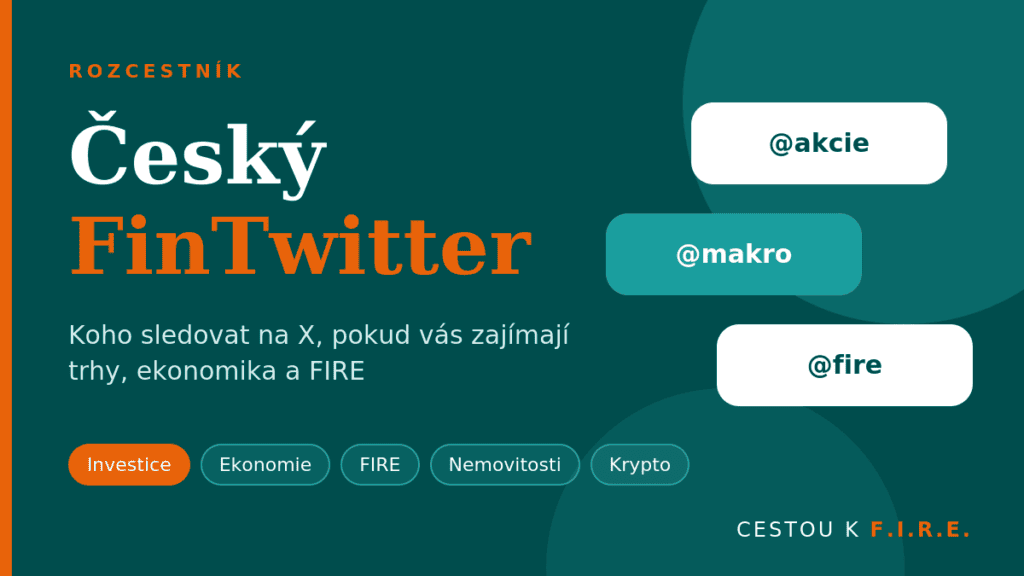 Úvodní obrázek přehledu českého FinTwitteru o investicích, ekonomice a FIRE